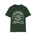 Fly Alaska Airstrip Club T-Shirt – Vintage Bush Plane Aviation Tee
