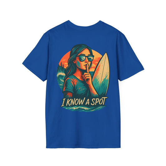 Secret Surf Spot Adventure Tee – Vintage Surfing & Outdoor Shirt