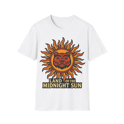 Land of the Midnight Sun Tribal Bear T-Shirt