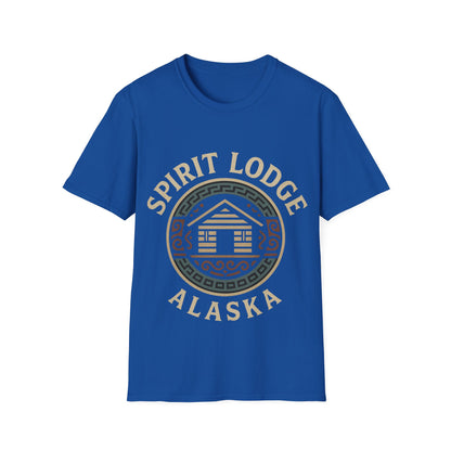 Spirit Lodge Alaska Tee – Rustic Cabin Design
