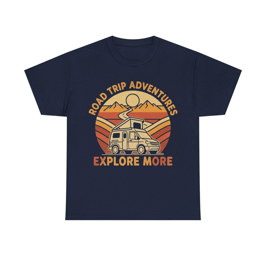 Road Trip Adventures – Explore More Retro Camper Tee