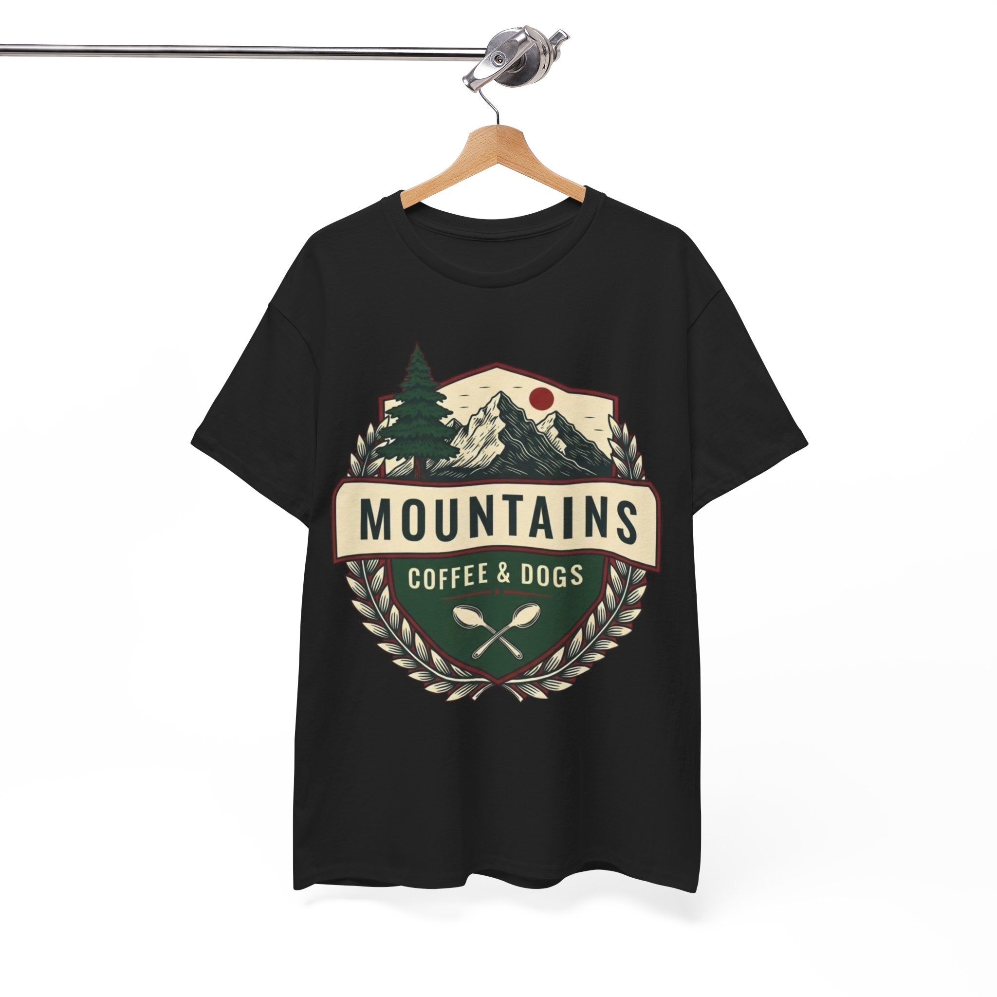 Mountains, Coffee & Dogs Tee
