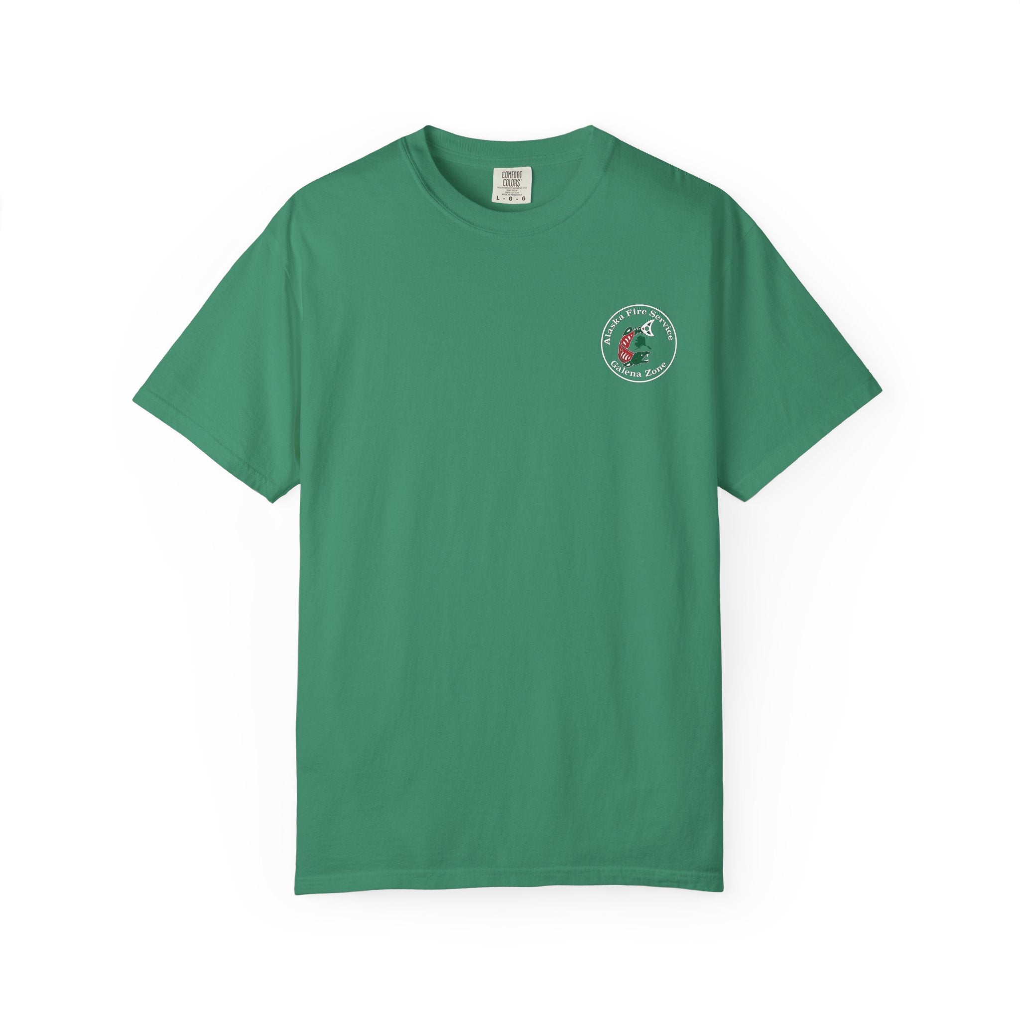 Alaska Fire Service Galena Zone T-Shirt — Salmon Emblem Tee