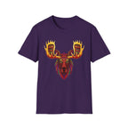 Tribal Moose Spirit T-Shirt – Colorful Totem Animal Design
