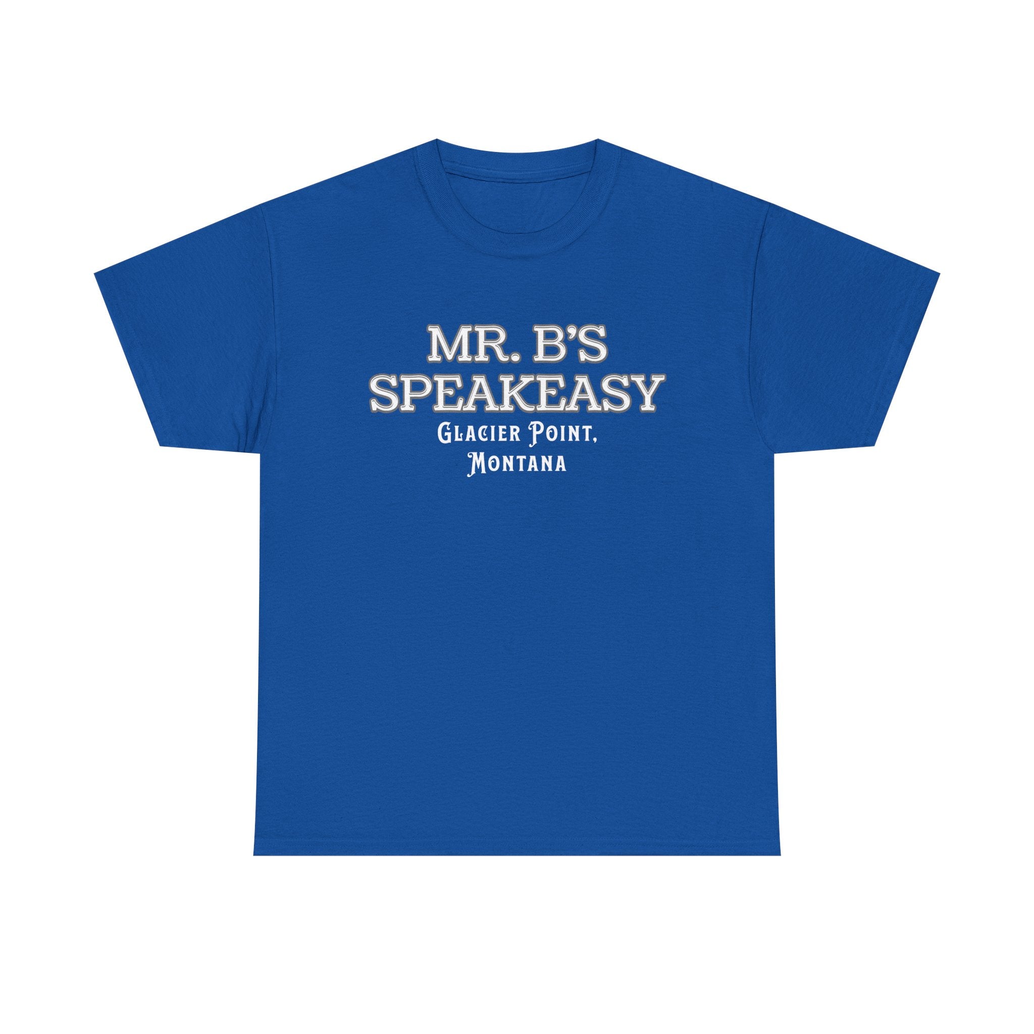 Mr. B’s Speakeasy Tee – Glacier Point, Montana