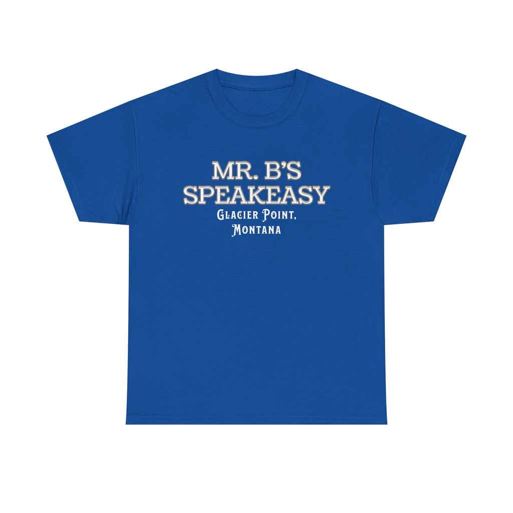 Mr. B’s Speakeasy Tee – Glacier Point, Montana