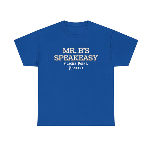 Mr. B’s Speakeasy Tee – Glacier Point, Montana