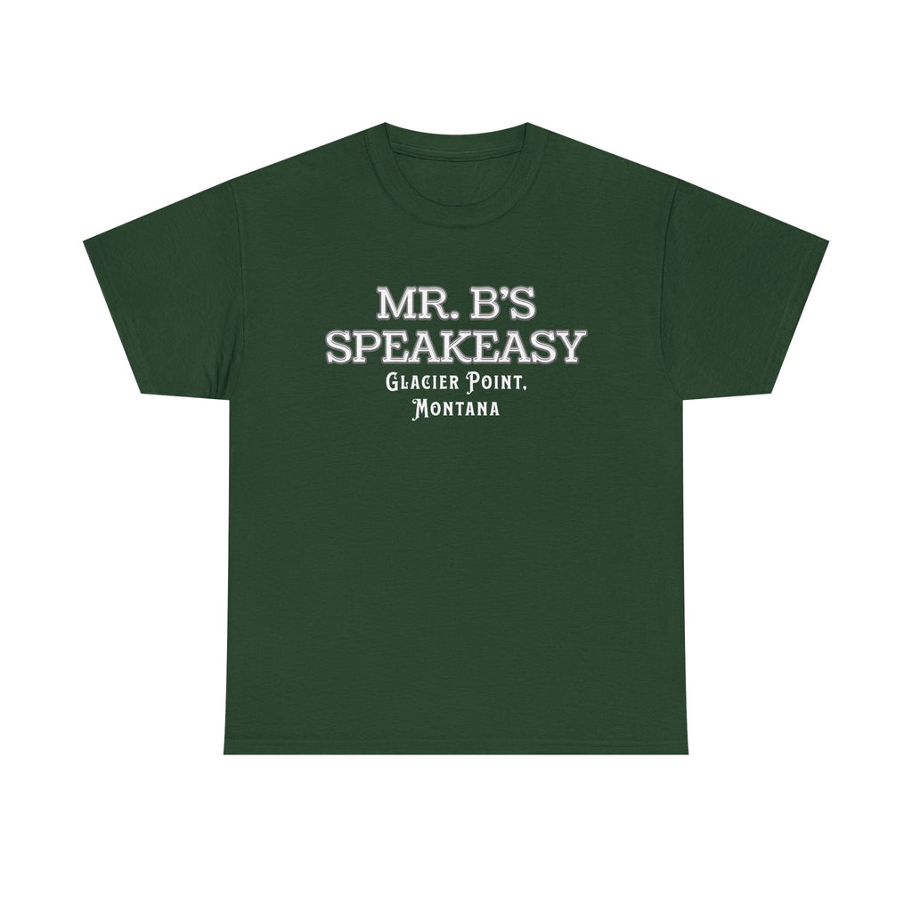 Mr. B’s Speakeasy Tee – Glacier Point, Montana
