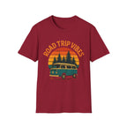 Road Trip Vibes Retro Van T-Shirt
