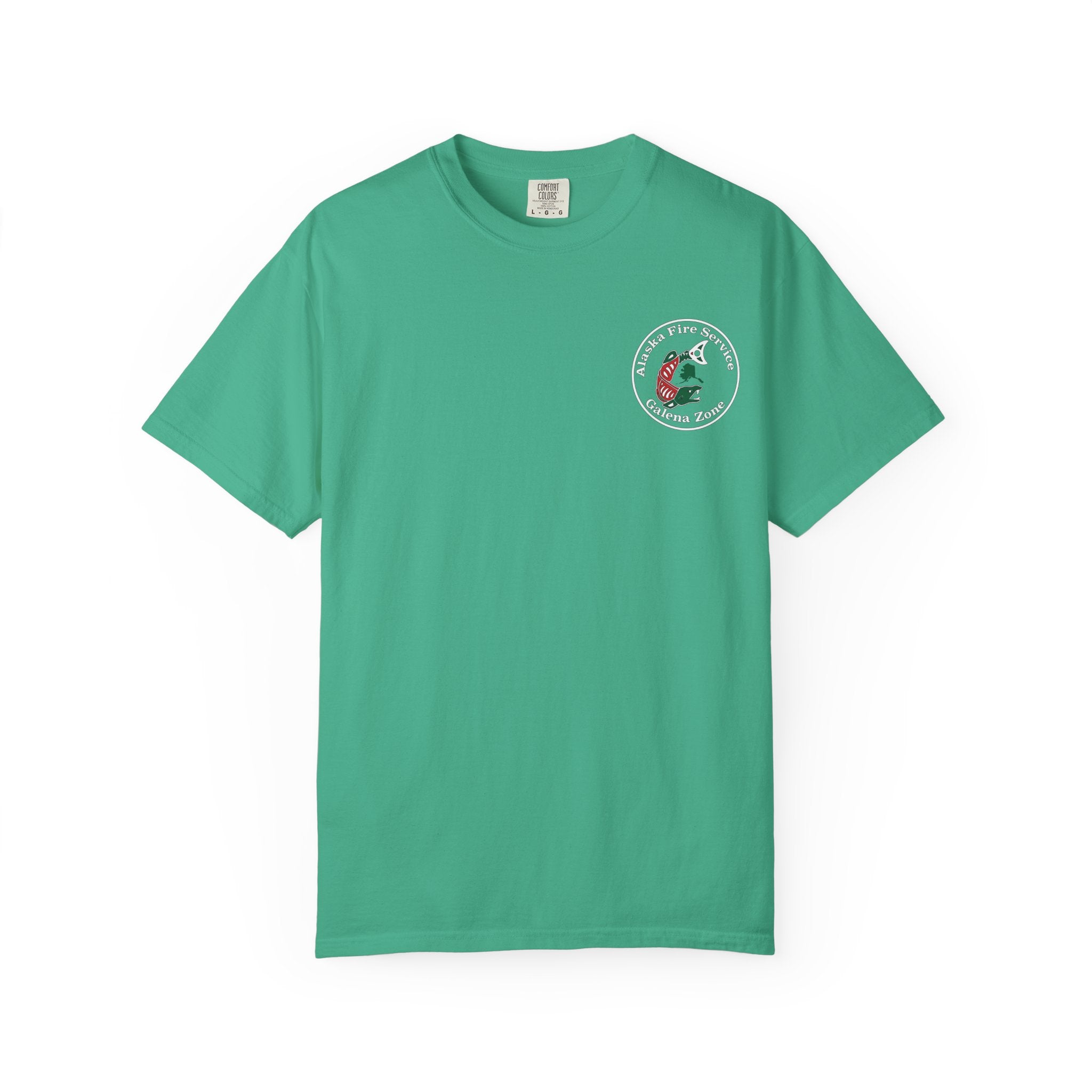 Alaska Fire Service Galena Zone T-Shirt — Salmon Emblem Tee