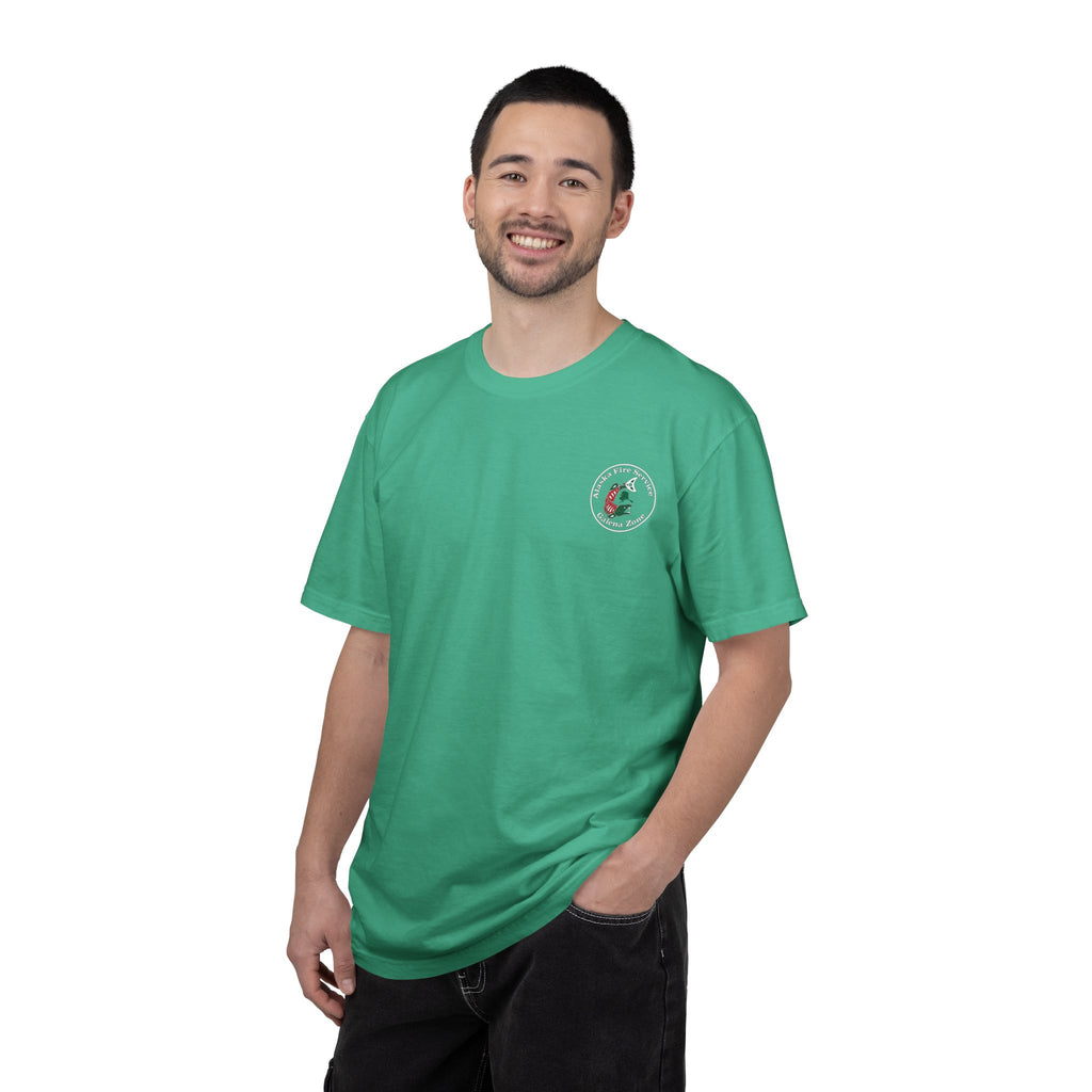 Alaska Fire Service Galena Zone T-Shirt — Salmon Emblem Tee