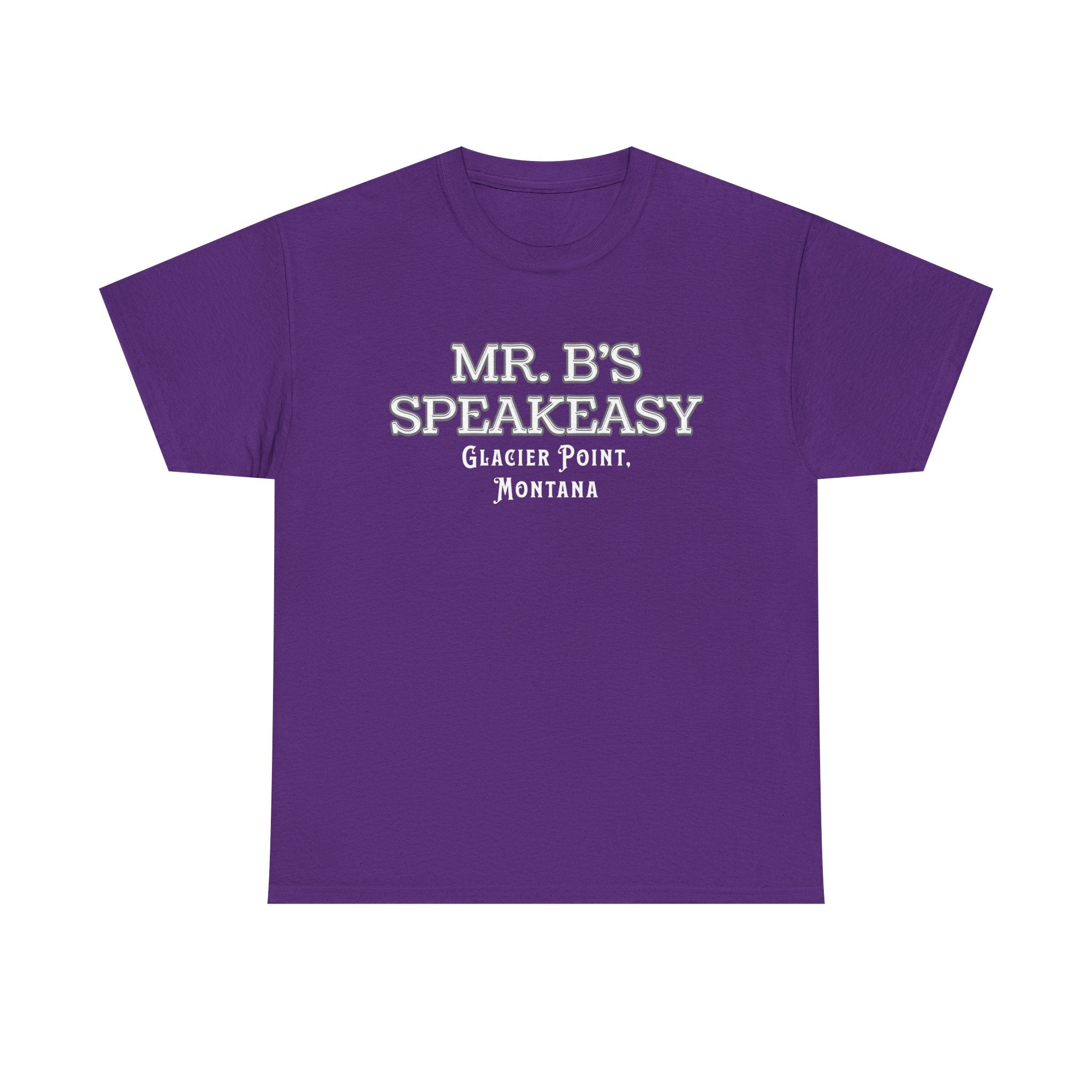 Mr. B’s Speakeasy Tee – Glacier Point, Montana