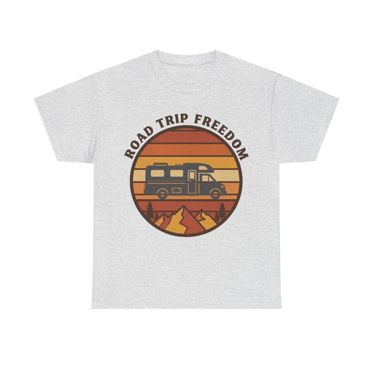 Road Trip Freedom – 70s Retro Adventure Tee