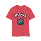 Stay Wild T-Shirt – Bear Paw & Mountain