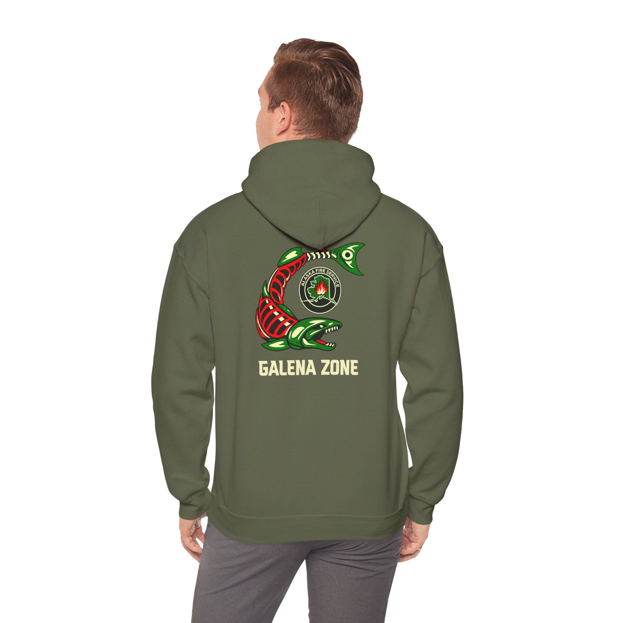 Galena Zone Salmon Hoodie — Gildan 1850