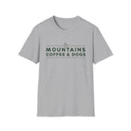 Mountains Coffee & Dogs T-Shirt