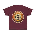 Old Souls Campfire Club Retro T-Shirt | Vintage Sunset Camping Tee