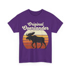Original Overlander Moose T-Shirt | Retro 1970s Sunset Wilderness Tee