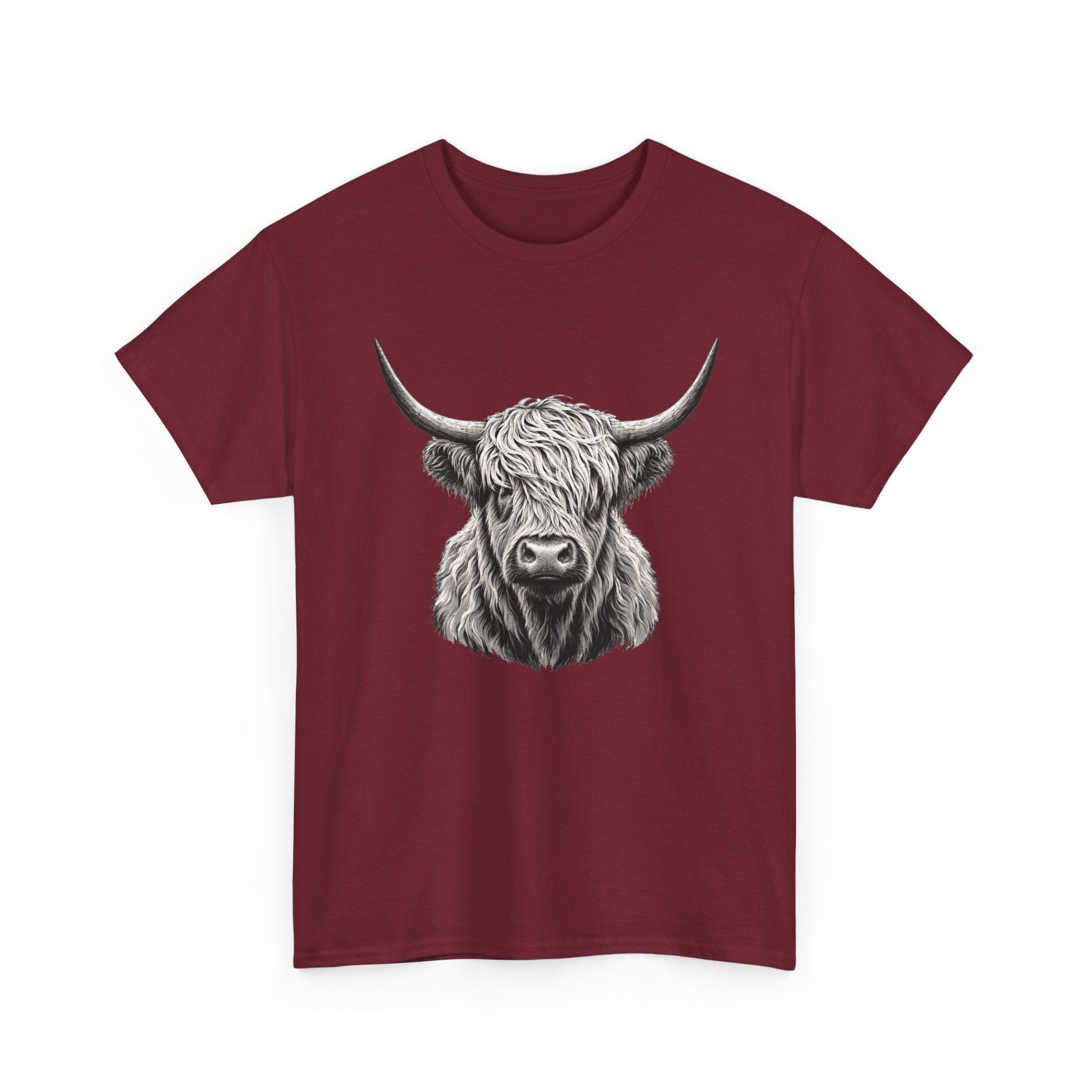 Highland Cow Portrait T-Shirt