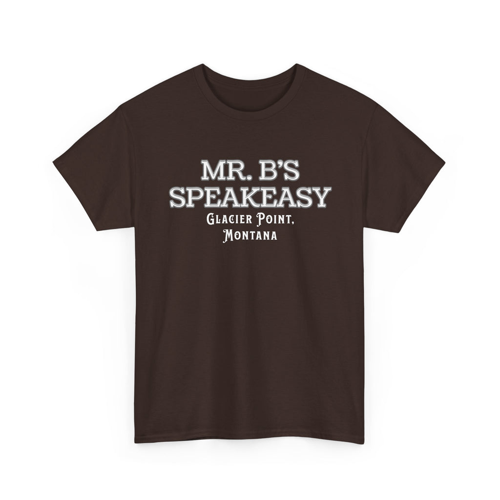 Mr. B’s Speakeasy Tee – Glacier Point, Montana