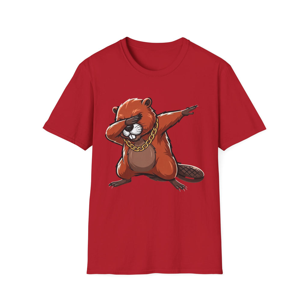 Dabbing Beaver T-Shirt – Funny Cartoon Animal