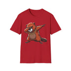 Dabbing Beaver T-Shirt – Funny Cartoon Animal
