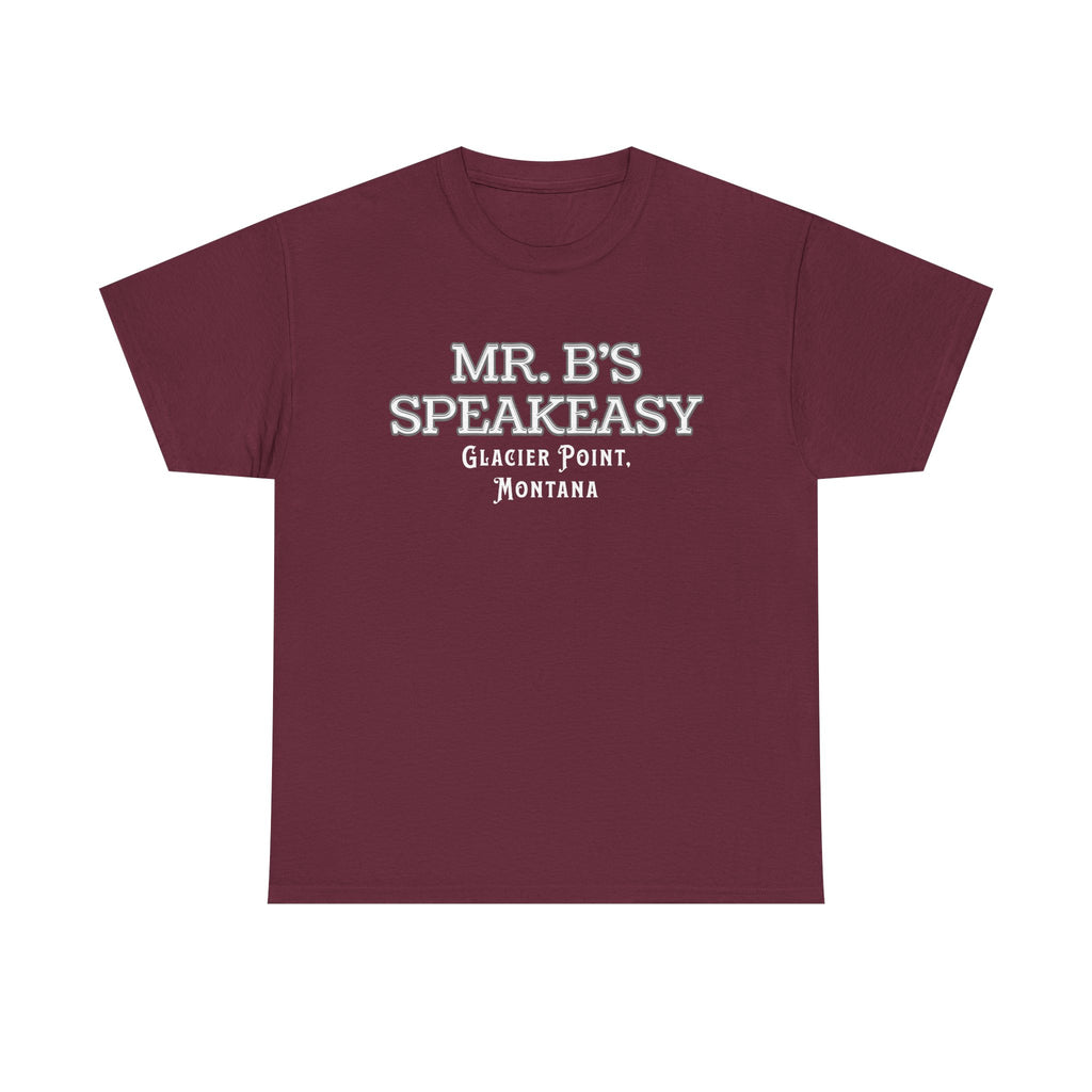 Mr. B’s Speakeasy Tee – Glacier Point, Montana