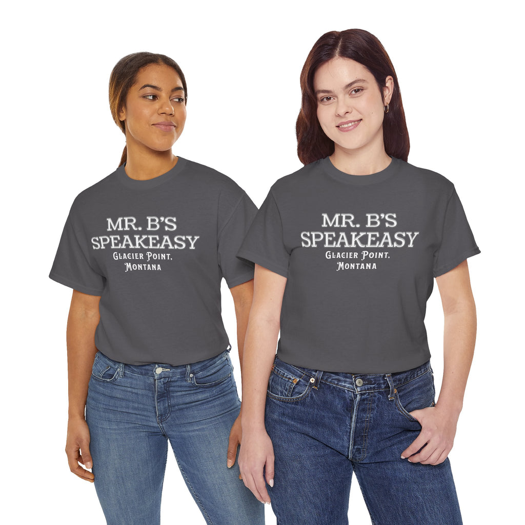 Mr. B’s Speakeasy Tee – Glacier Point, Montana