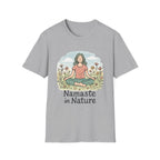 Namaste in Nature T-Shirt – Peaceful Meditation Floral Tee