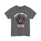 Party Like It's 1776 Patriotic Bear T-Shirt — 4th of July Summer Tee
