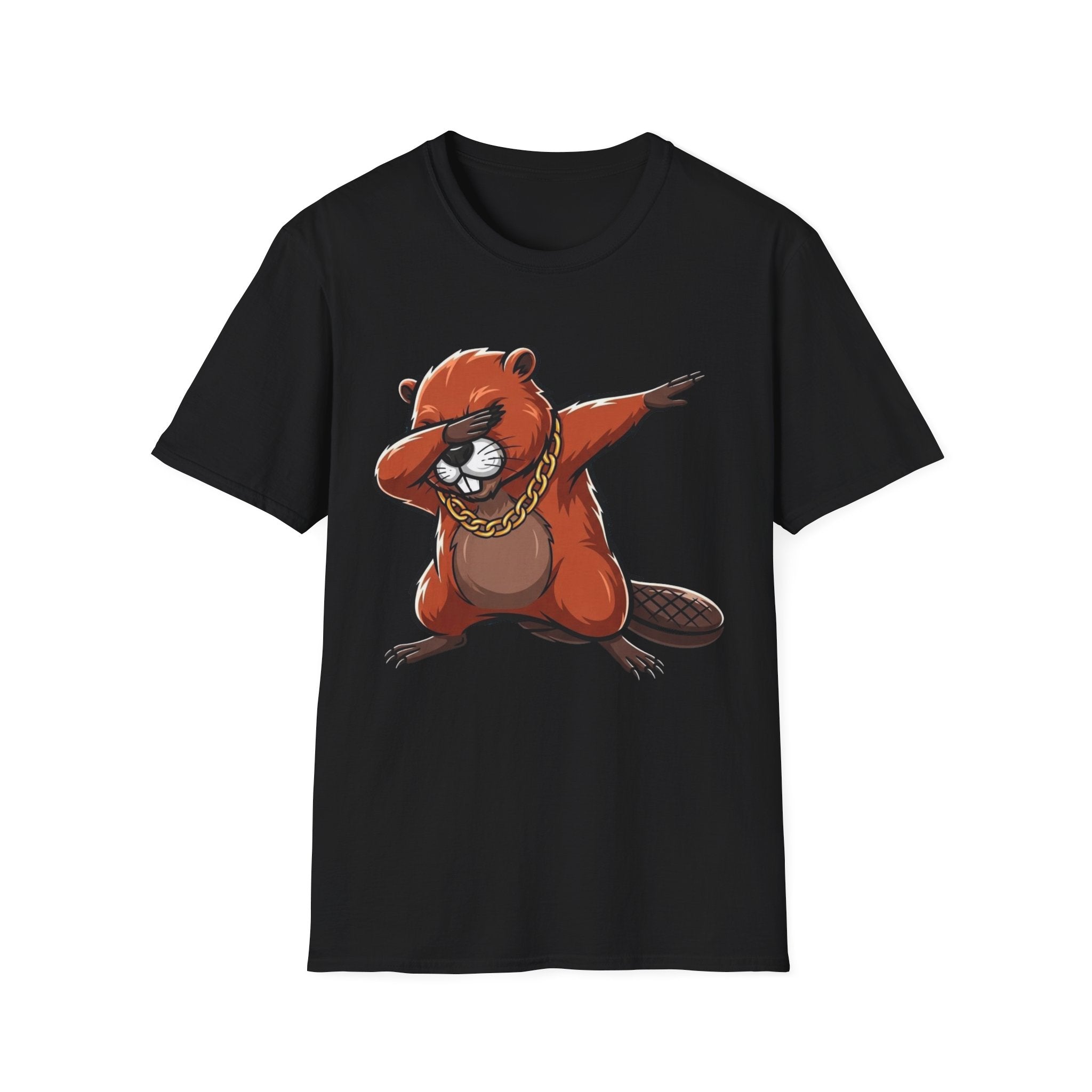 Dabbing Beaver T-Shirt – Funny Cartoon Animal