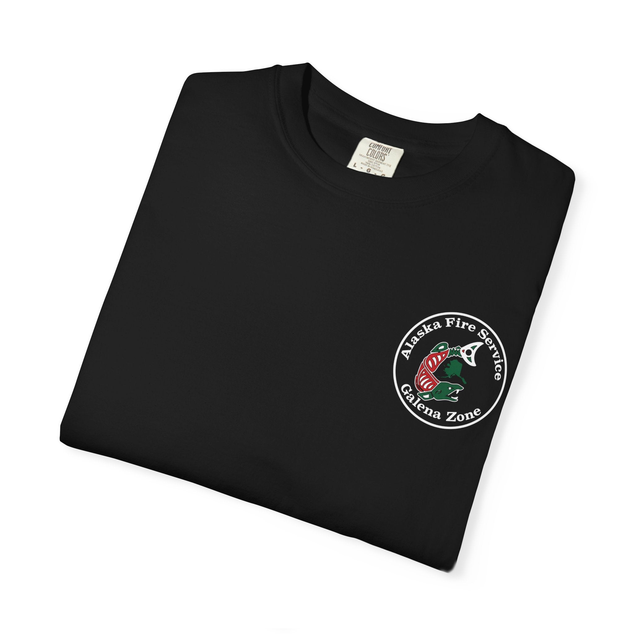 Alaska Fire Service Galena Zone T-Shirt — Salmon Emblem Tee