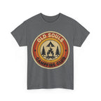 Old Souls Campfire Club Retro T-Shirt | Vintage Sunset Camping Tee