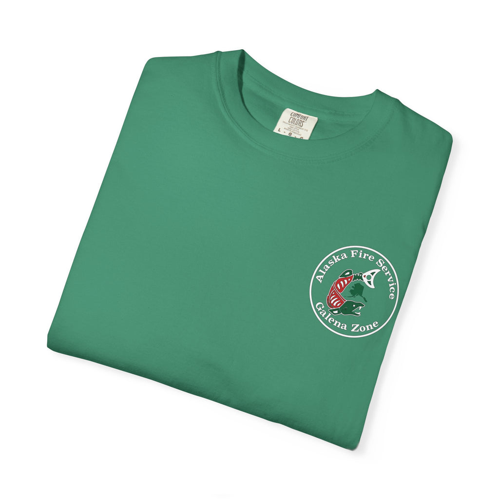 Alaska Fire Service Galena Zone T-Shirt — Salmon Emblem Tee