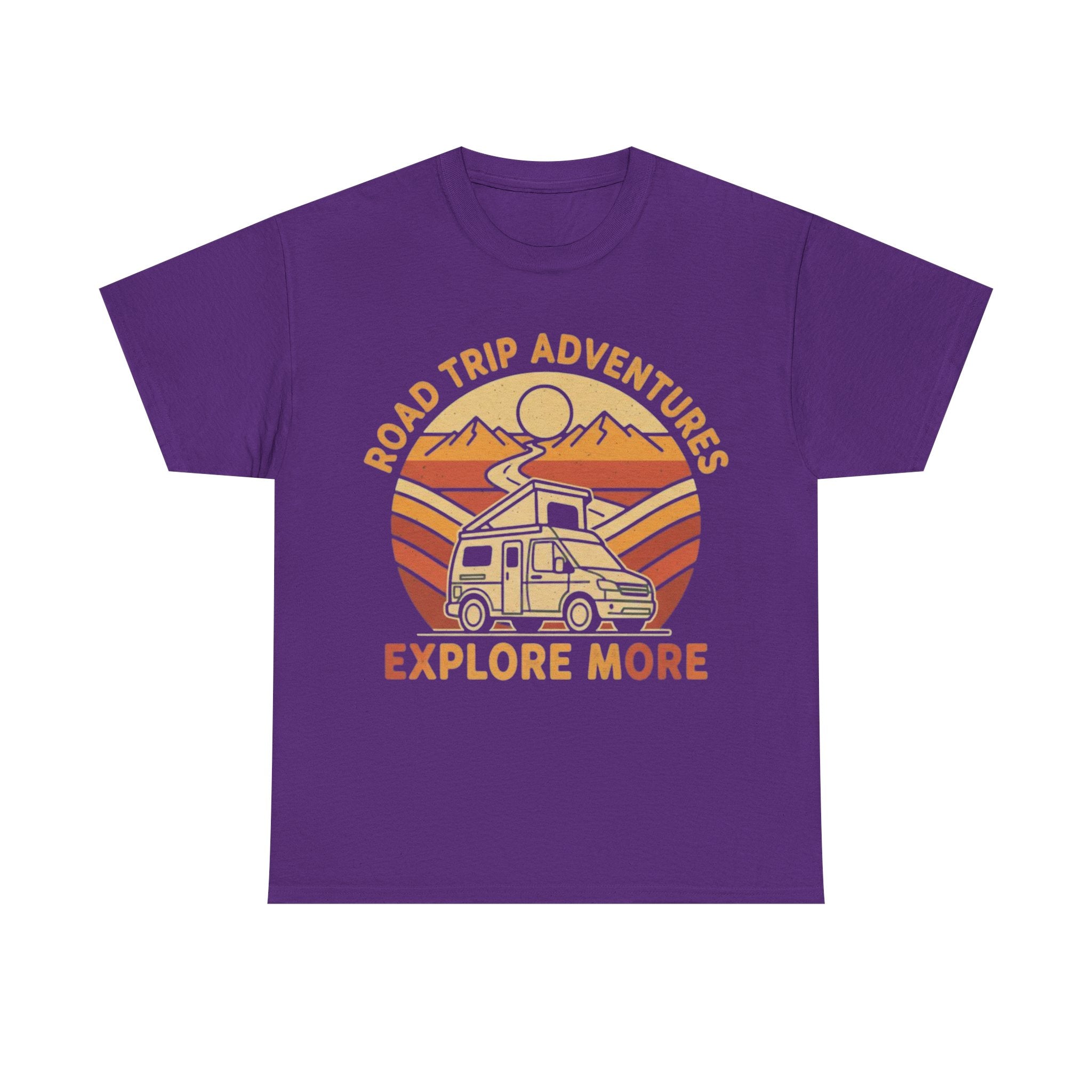 Road Trip Adventures – Explore More Retro Camper Tee