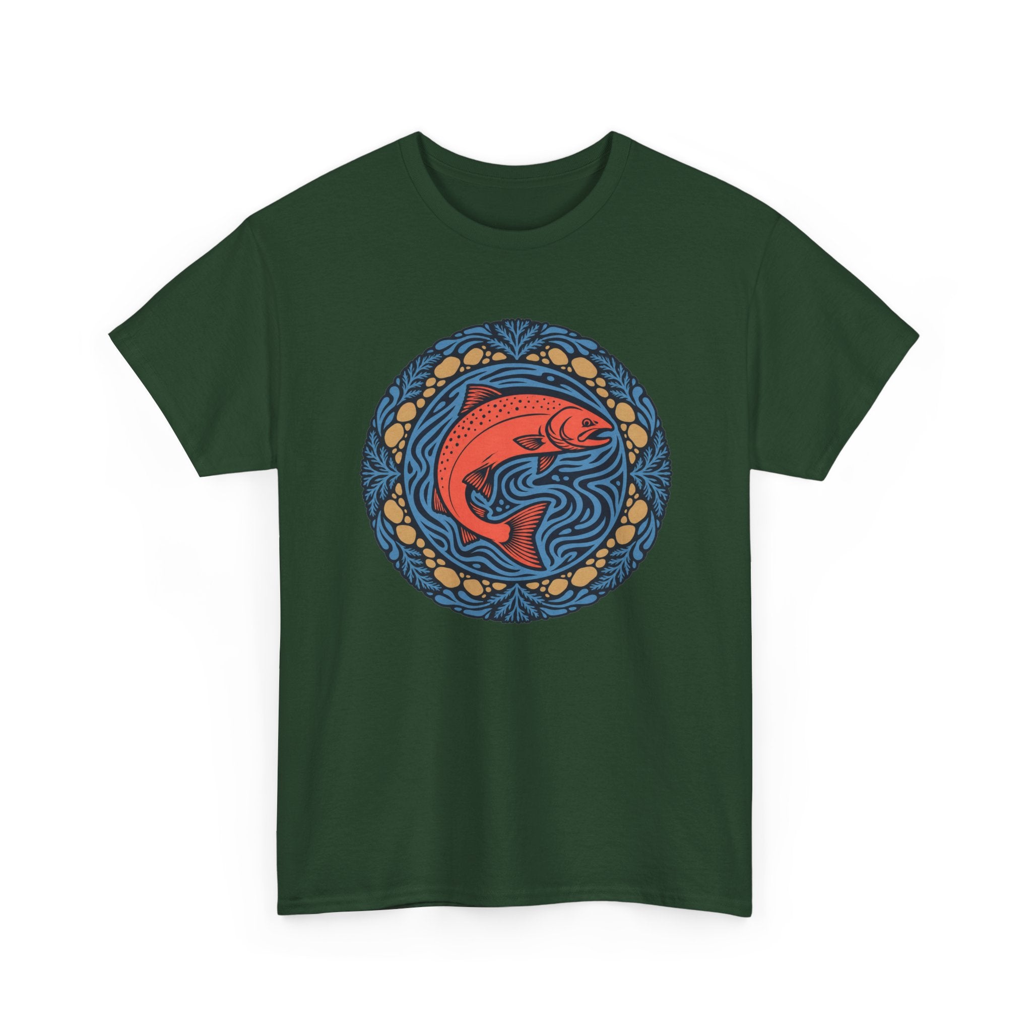 Salmon Mandala T-Shirt