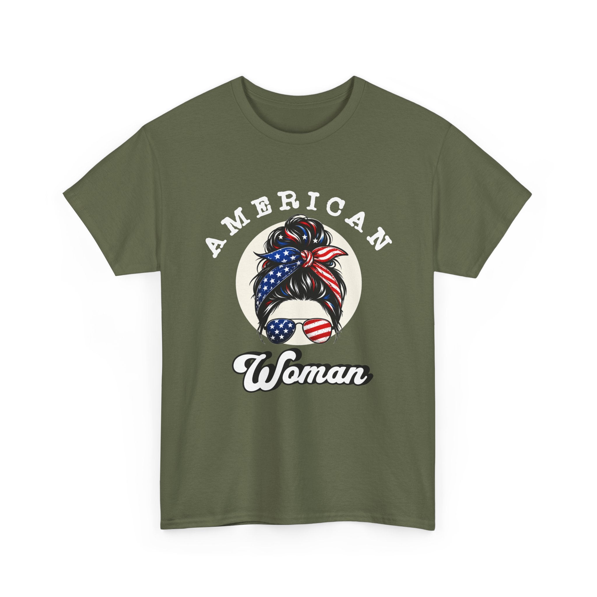 American Woman 4th of July T-Shirt — Summer Fun Patriotic Tee