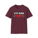 Live Aloha Hibiscus Flower Tee