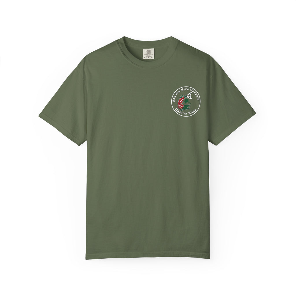 Alaska Fire Service Galena Zone T-Shirt — Salmon Emblem Tee