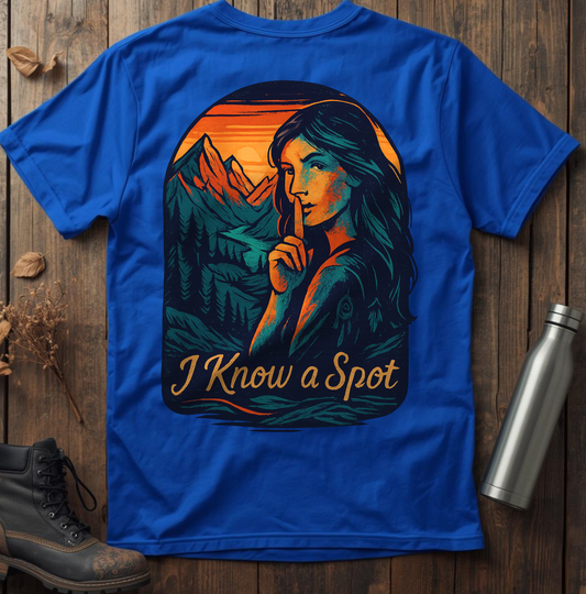 "I Know a Spot" Adventure Tee – Vintage Outdoor Shirt