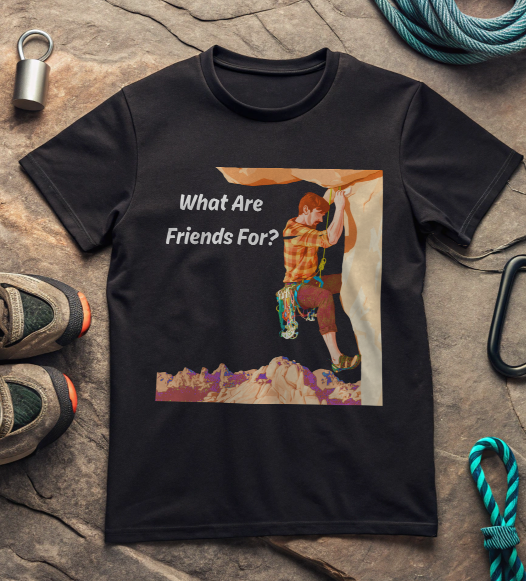 Climber on cliff T-Shirt