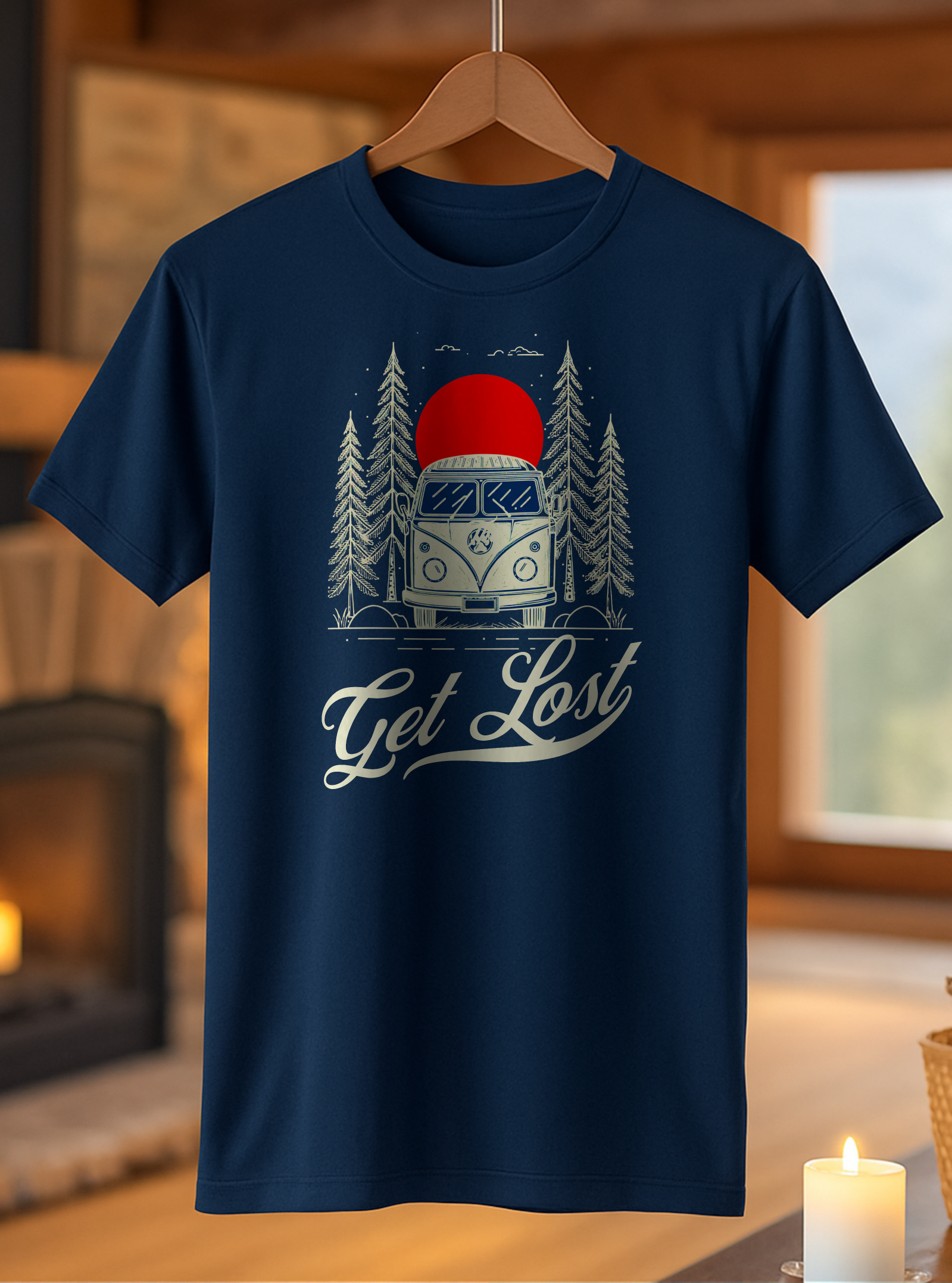 Get Lost Forest Van Adventure Tee