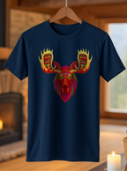 Tribal Moose Spirit T-Shirt – Colorful Totem Animal Design