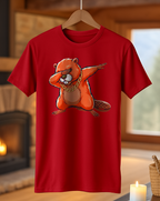 Dabbing Beaver T-Shirt – Funny Cartoon Animal