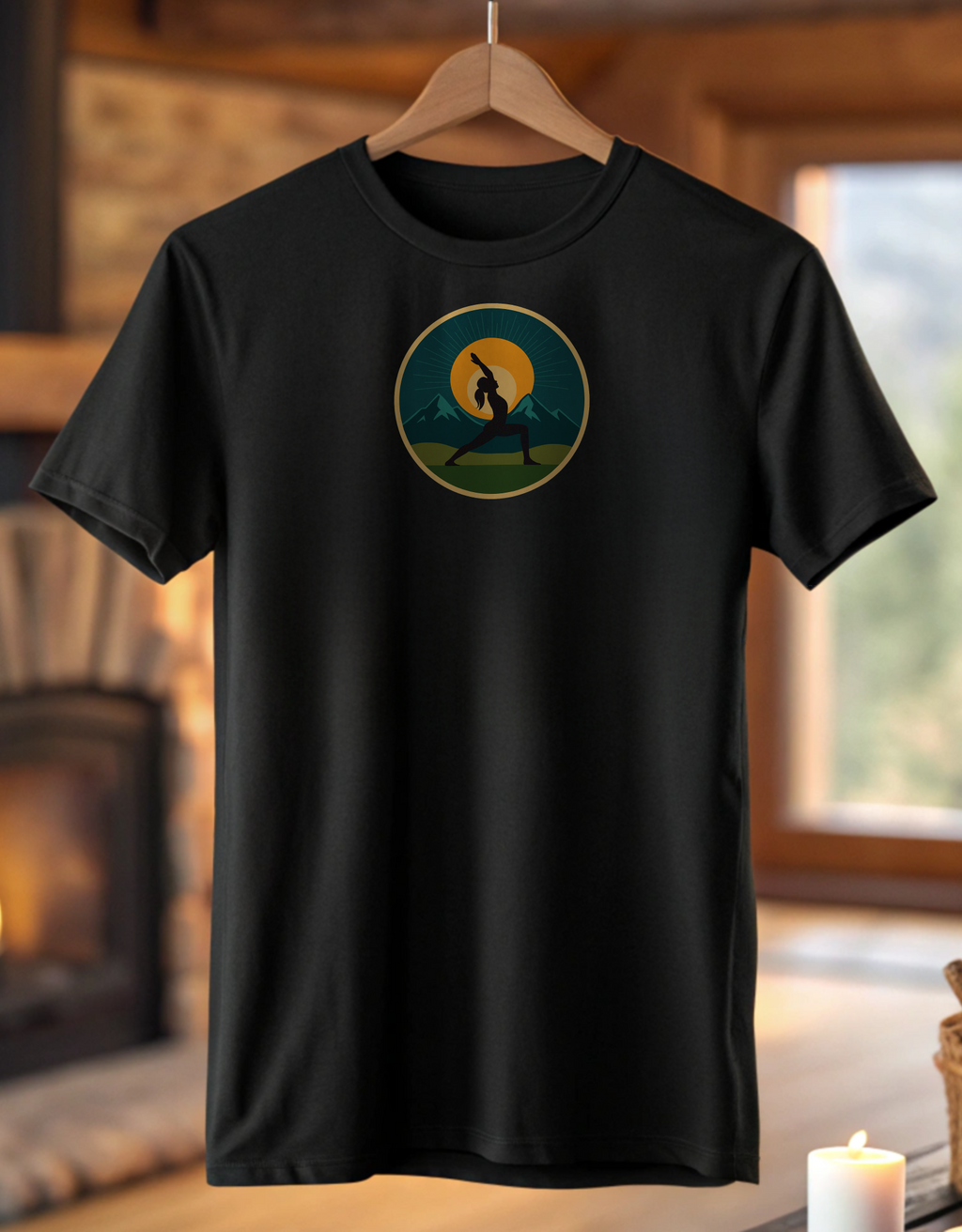 Mountain Sunrise Yoga Tee