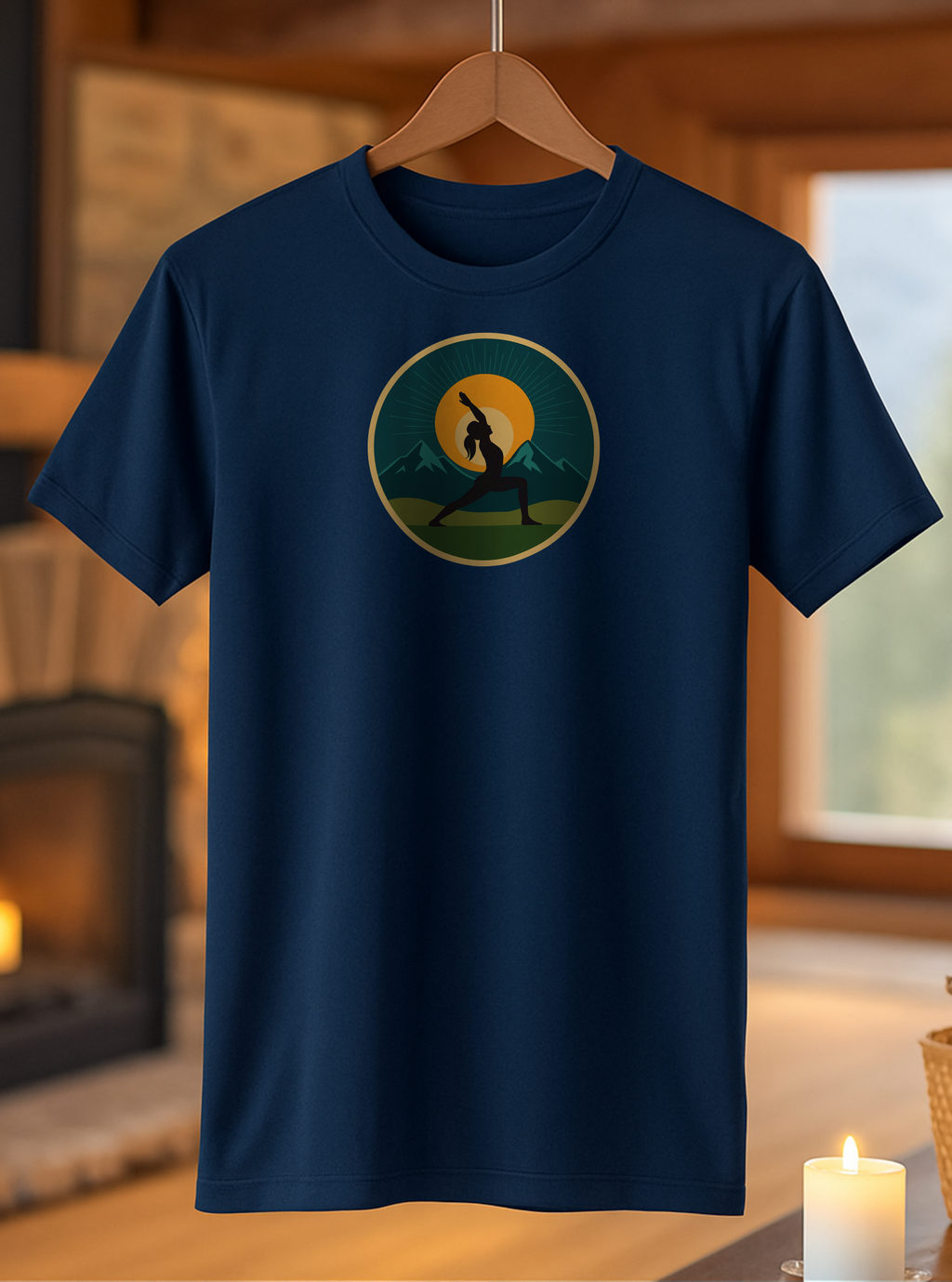 Mountain Sunrise Yoga Tee