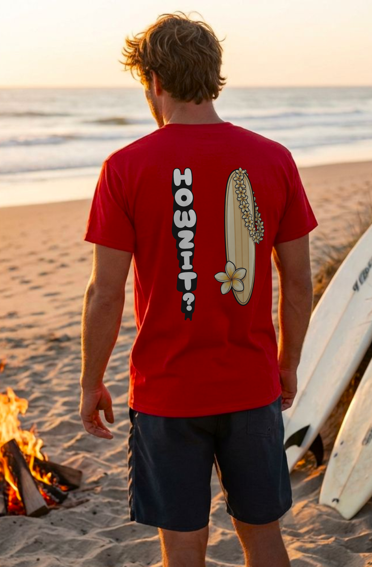 Howzit? Island Surfboard Tee