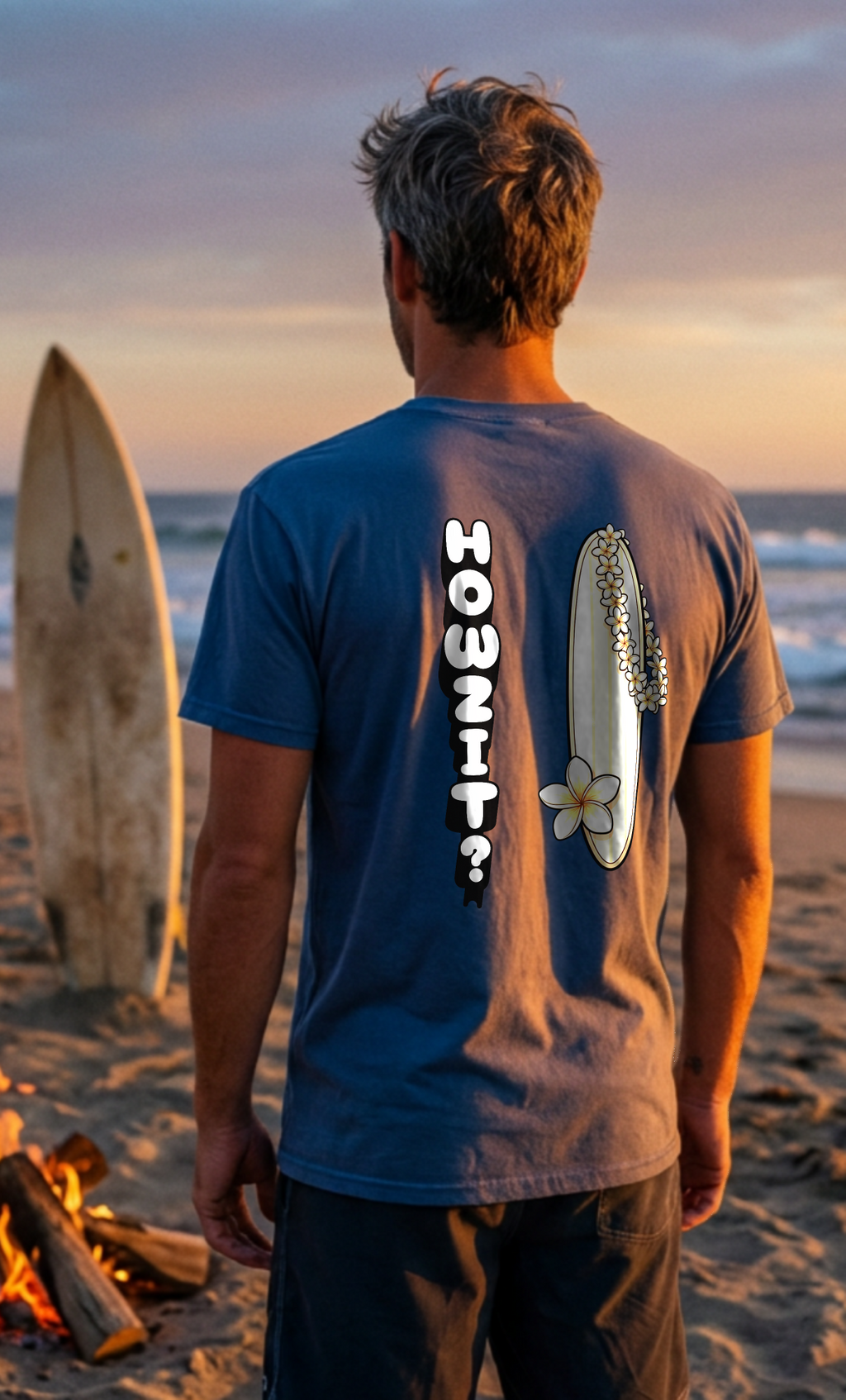 Howzit? Island Surfboard Tee