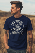 Fly Alaska Airstrip Club T-Shirt – Vintage Bush Plane Aviation Tee
