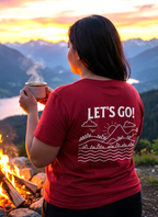Let’s Go! Wilderness Line Art T-Shirt
